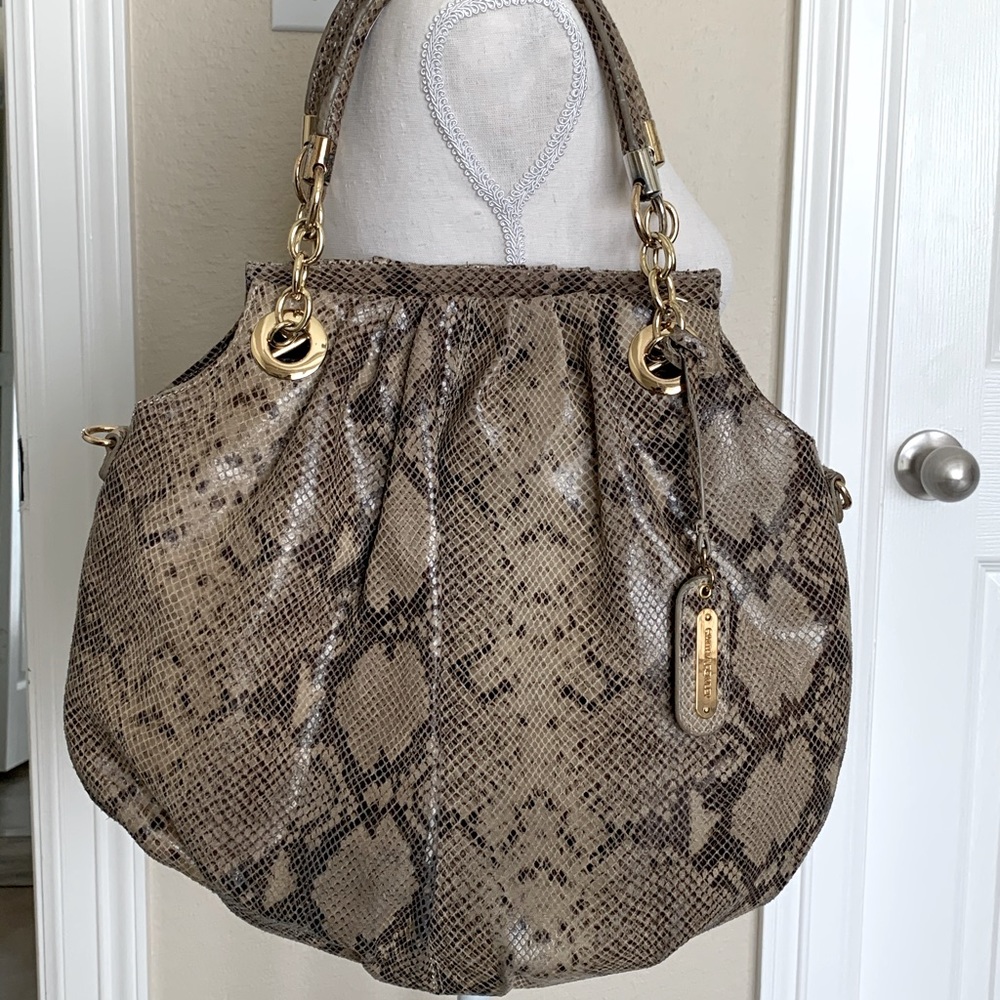 Cynthia Rowley snakeskin purse